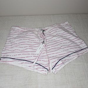 MARIGOT Pajama Shorts Pink Lines Size S